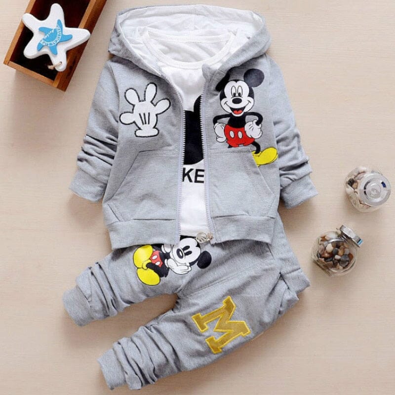 Conjunto Infantil Mickey com 3 Peças