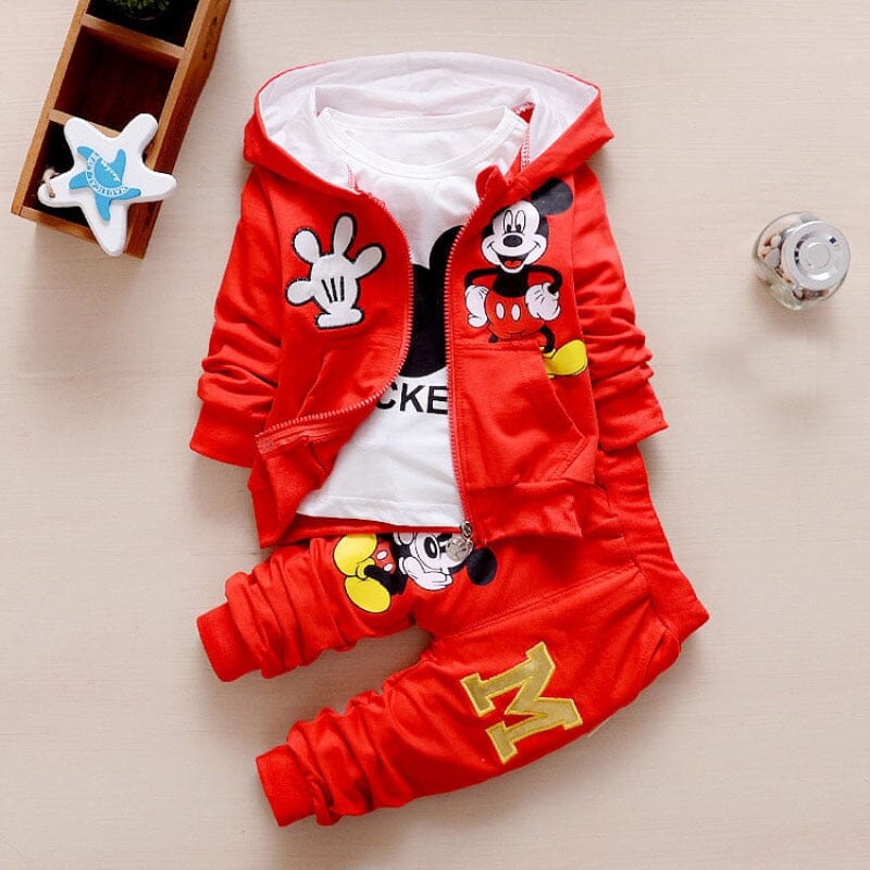 Conjunto Infantil Mickey com 3 Peças