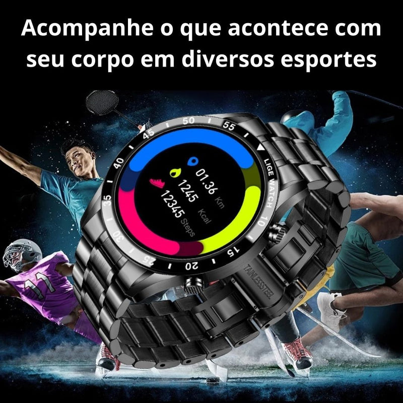 Smartwatch de Luxo Original - Modern Iron 2024